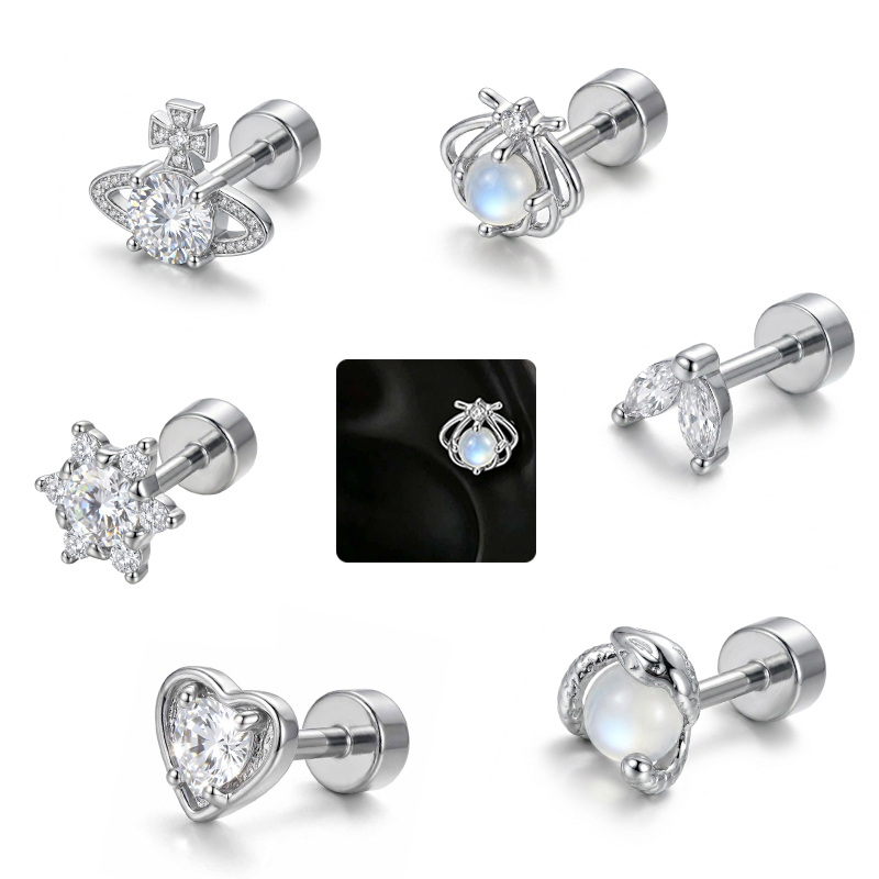 Body Jewelry Hypoallergenic - 1PC Hypoallergenic Cartilage Earring Women Stainless