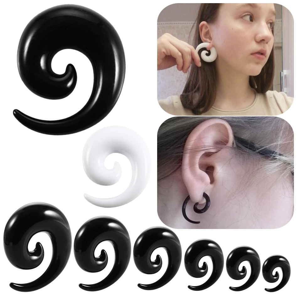 Body Jewelry Gauges - 2pcs Heart Taper Ear Tunnel Plug