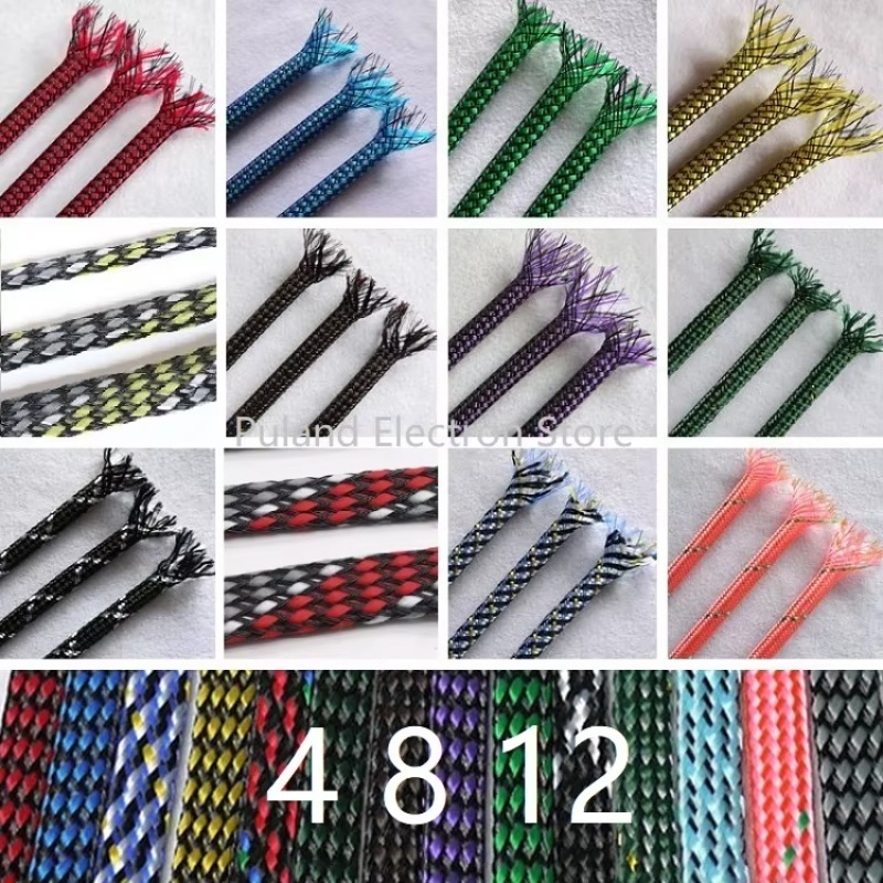 Body Jewelry 4 U - 1/10M Expanded Braid Sleeve 4mm 8mm