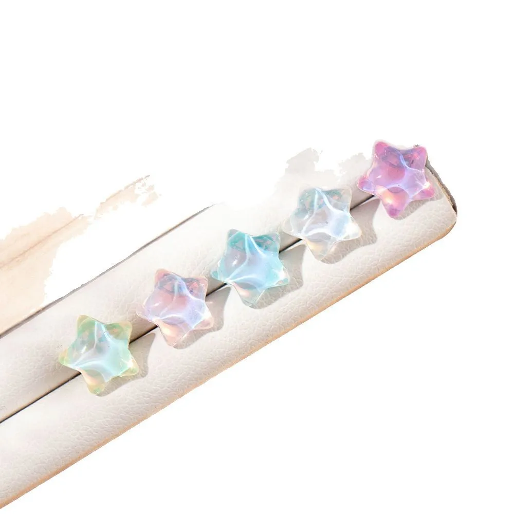 Body Jewelry Hypoallergenic - 20G Resin Star Stud Earrings, Hypoallergenic