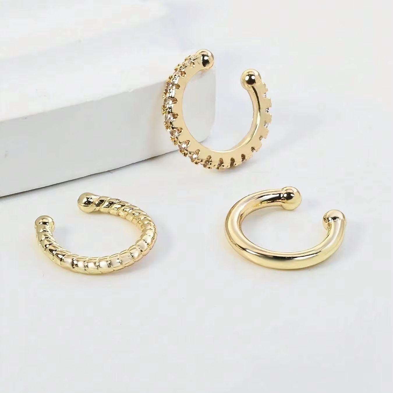 3 Pcs Ear Cuff Earrings for Wo – Body Jewelry Hypoallergenic Bewertung und Preis