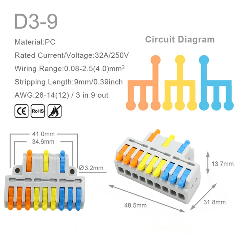 Mini Quick Wire Conductor Conn – Threadless Push Pin Bewertung und Preis