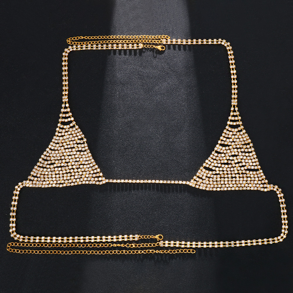 Fashionable Triangle Bikini Rh – Body Jewelry Chest Bewertung und Preis