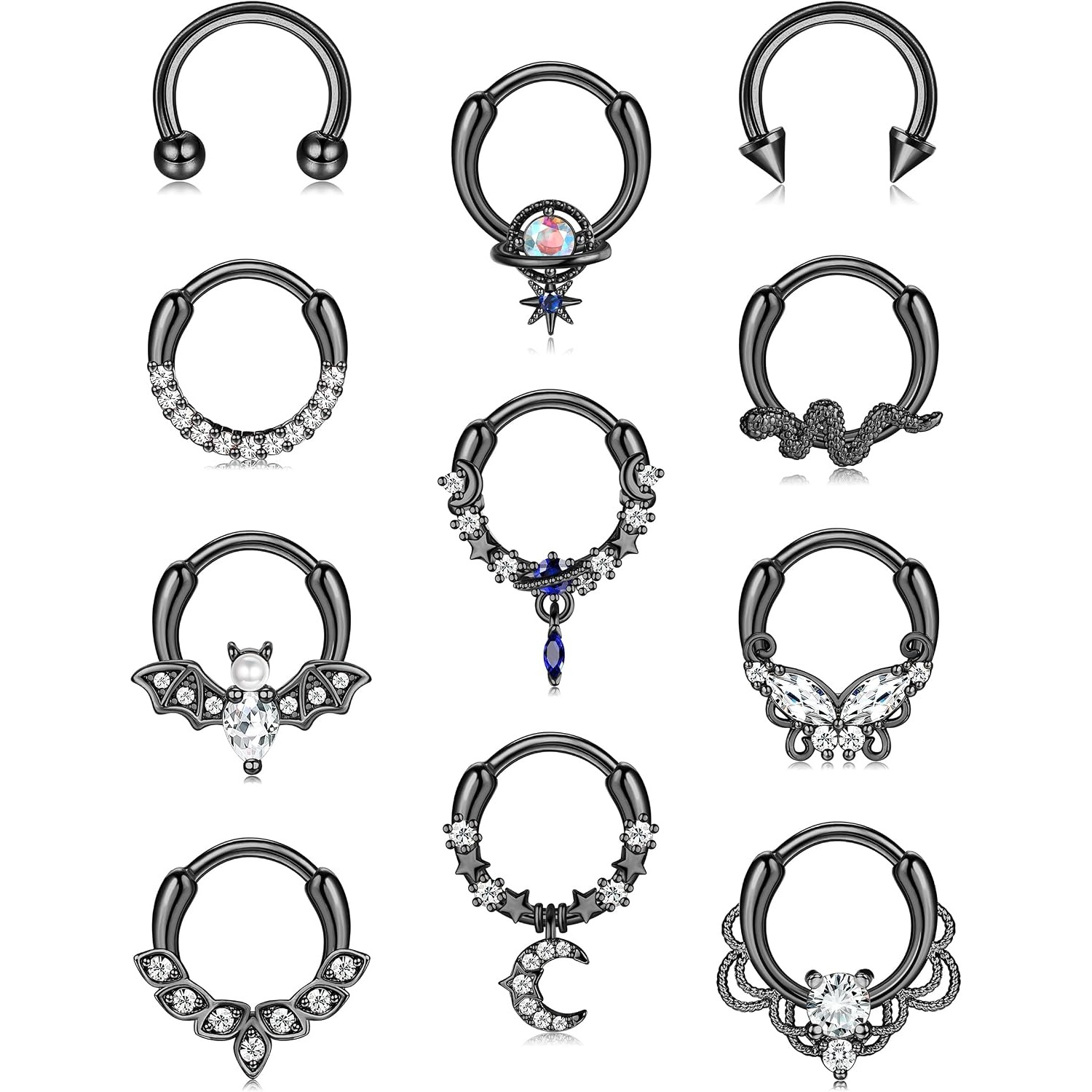 FASACCO Septum Rings Septum Pi – Body Jewelry For Sensitive Skin Bewertung und Preis