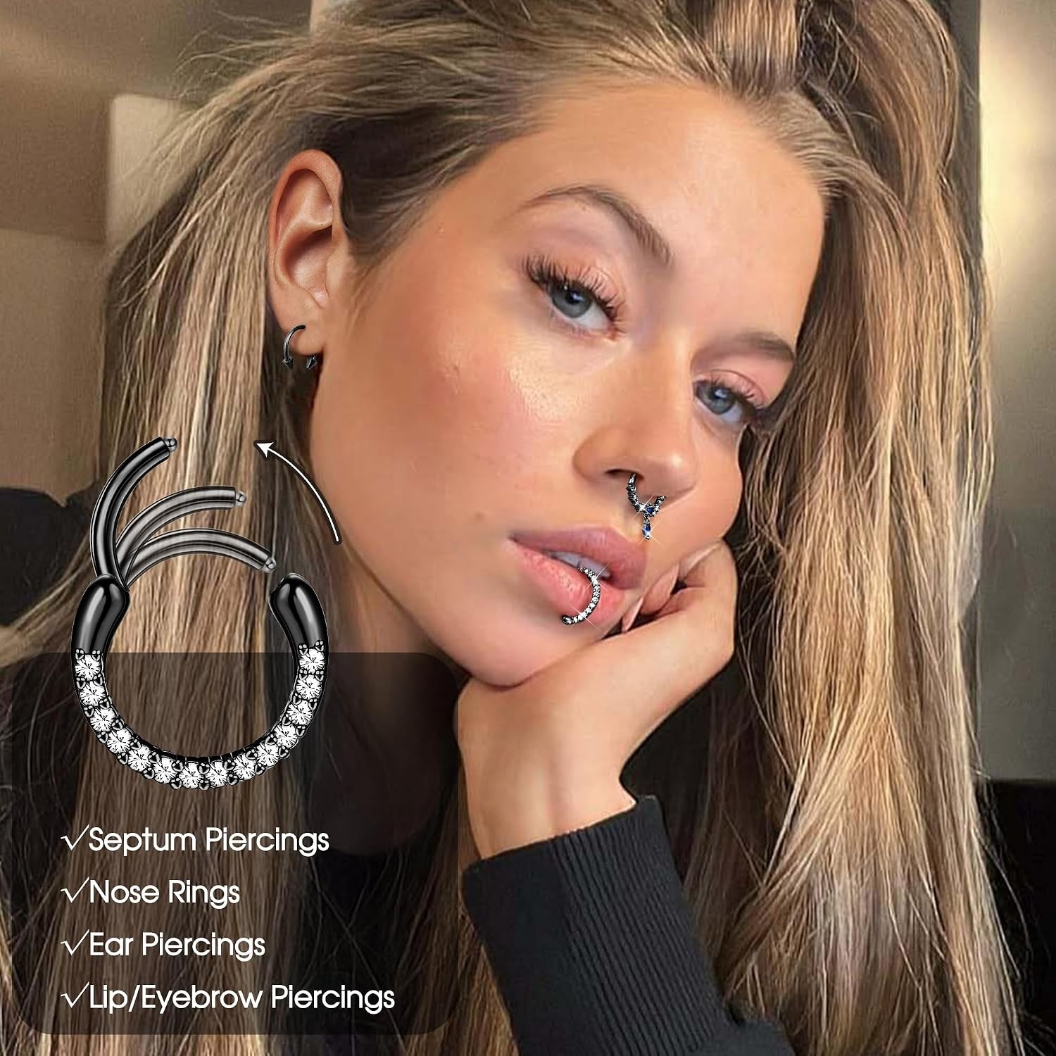 FASACCO Septum Rings Septum Pi – Body Jewelry For Sensitive Skin Bewertung und Preis