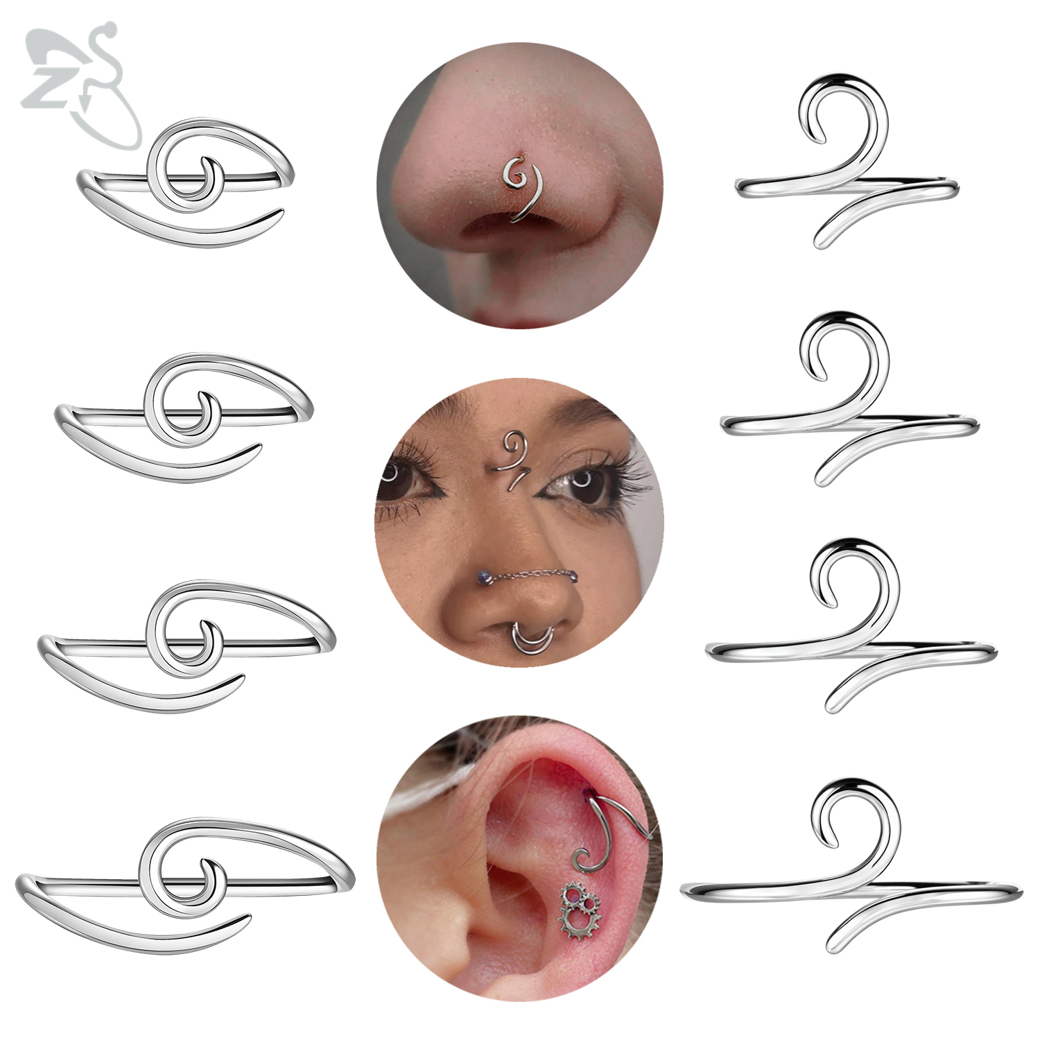 ZS 1 PC 16G 925 Sterling Silve – Body Jewelry Hypoallergenic Bewertung und Preis