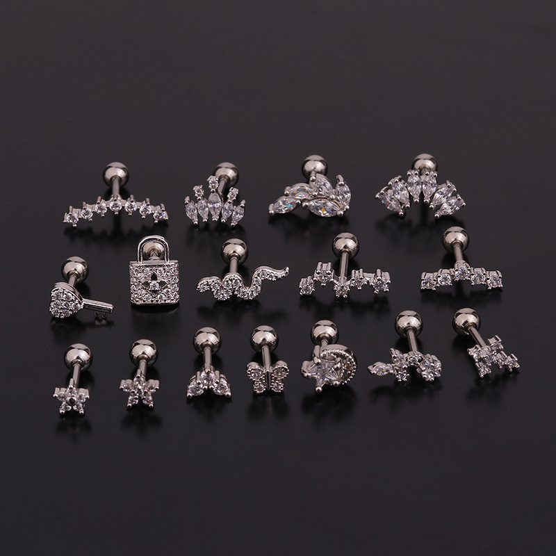 16G Stainless Steel Floral/Sna – Body Jewelry Hypoallergenic Bewertung und Preis