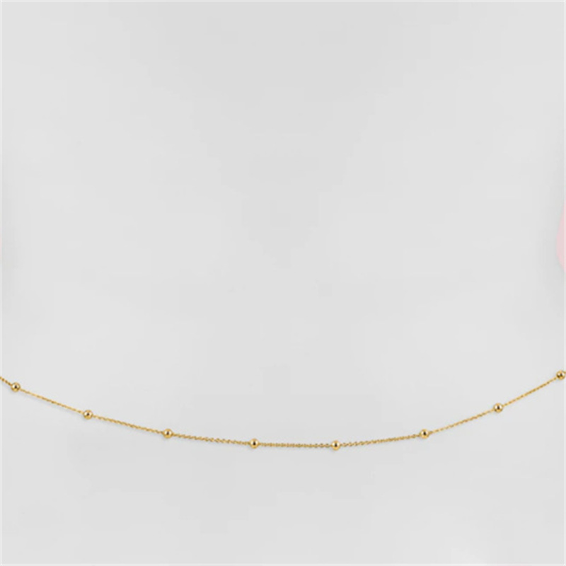 Girls Simple Beaded Belly Chai – Body Jewelry Gold Bewertung und Preis