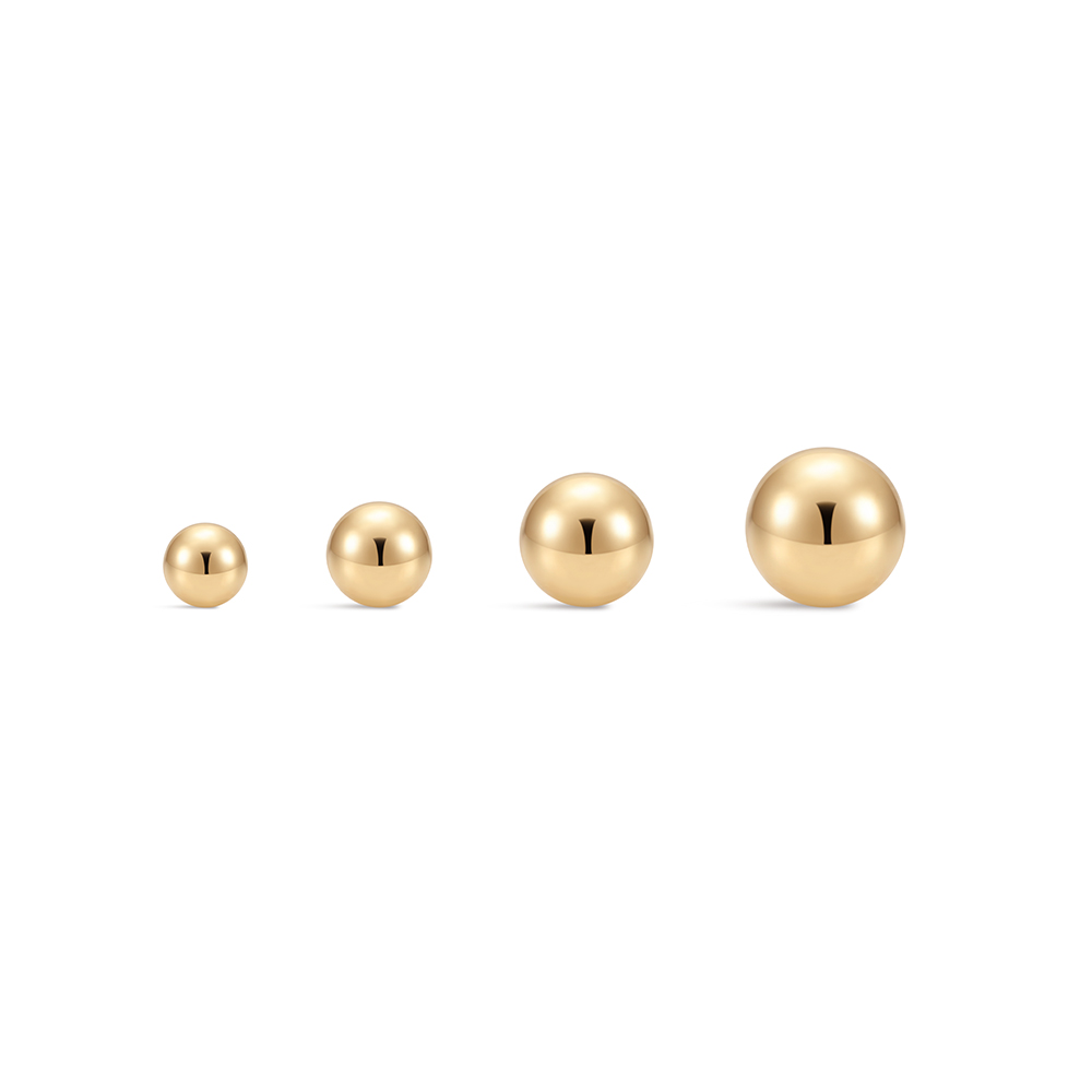 Aide 14K Solid Gold Smooth Bal – Body Jewelry Hypoallergenic Bewertung und Preis