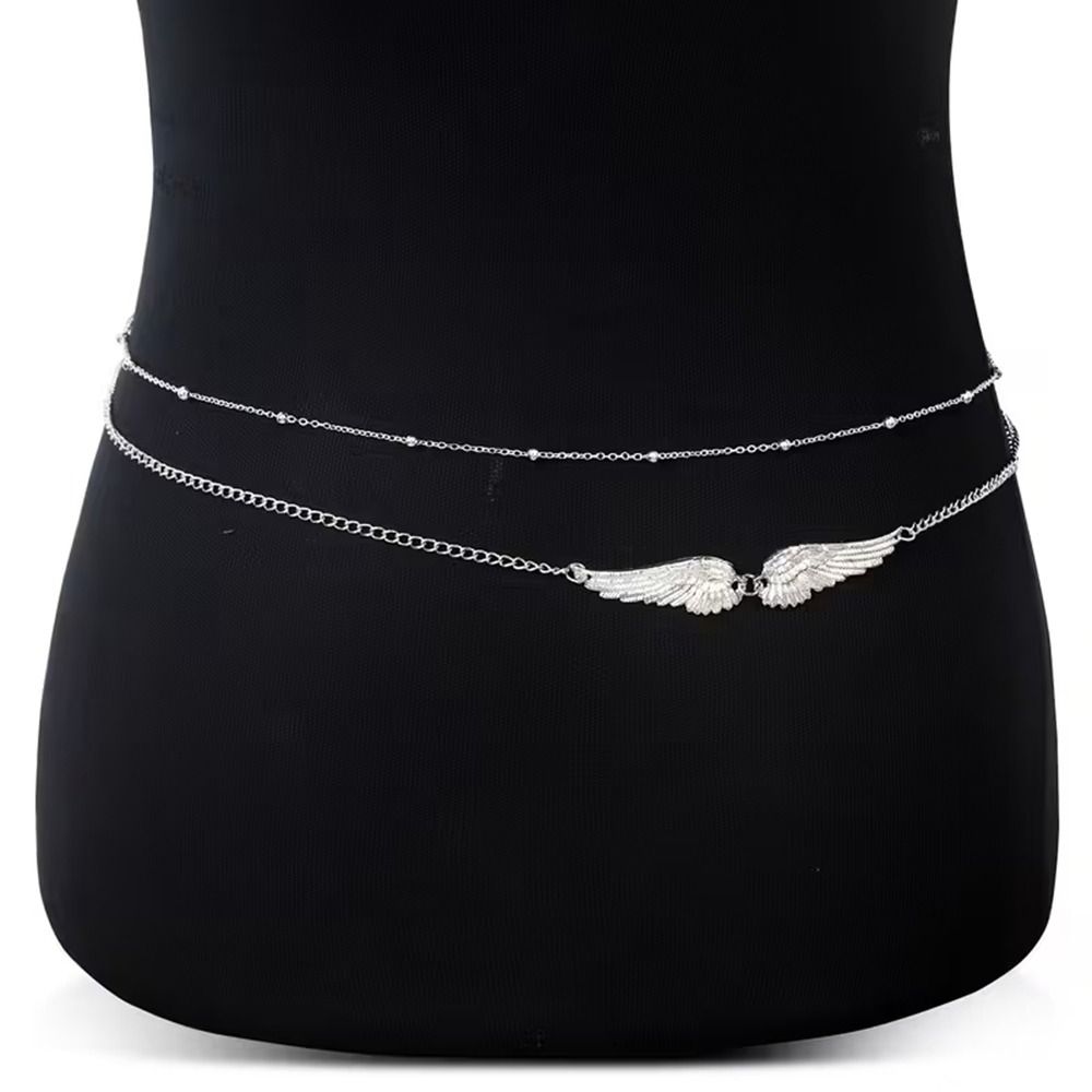 Gift Elegant Double Layer Wing – Body Jewelry Gold Bewertung und Preis