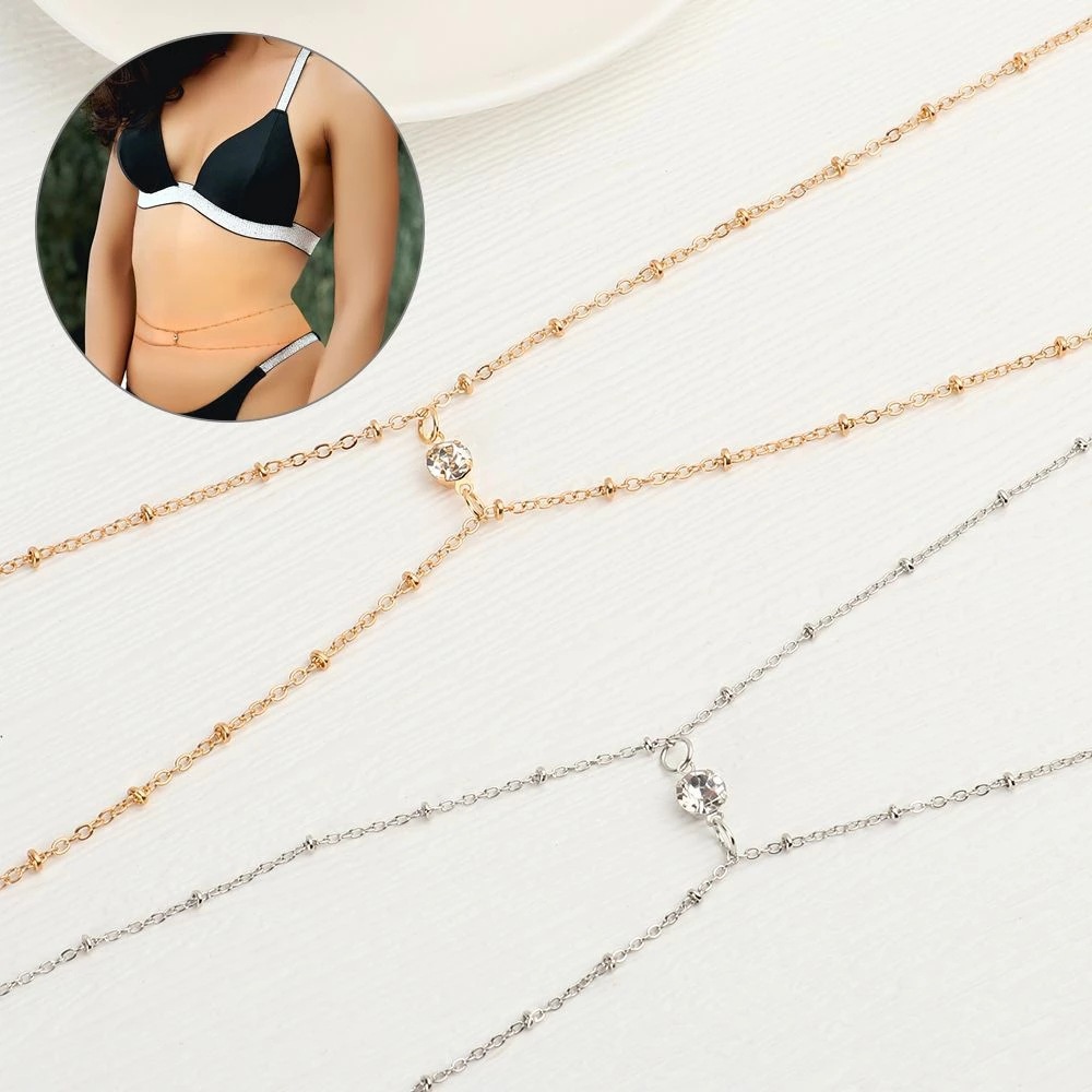 Bohemian Rhinestone Metal Wais – Body Jewelry Hot Bewertung und Preis
