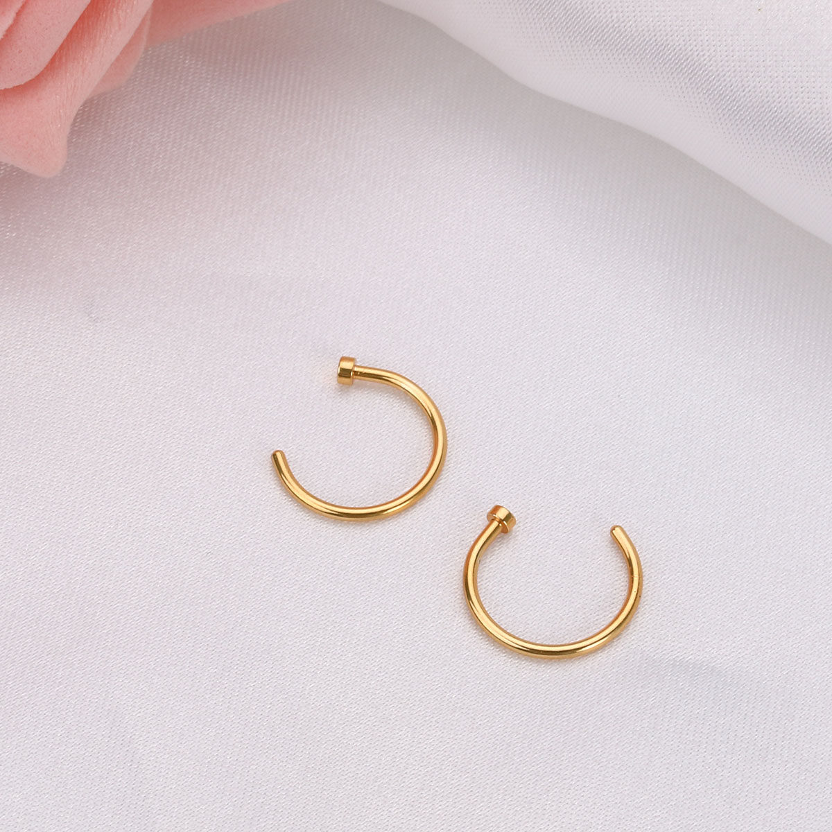 2Pcs Lightweight C Shape Surgi – Body Jewelry For Sensitive Skin Bewertung und Preis
