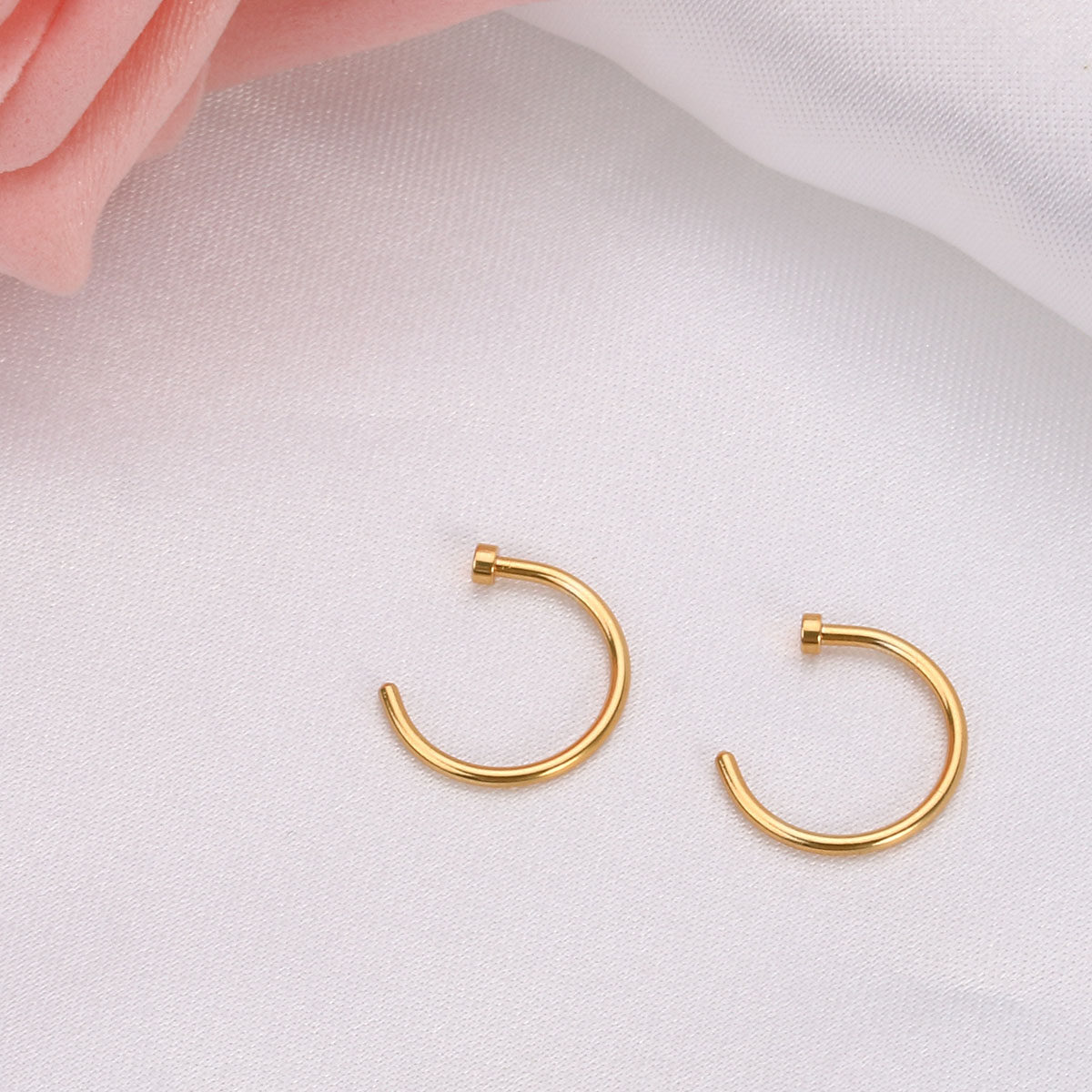 2Pcs Lightweight C Shape Surgi – Body Jewelry For Sensitive Skin Bewertung und Preis
