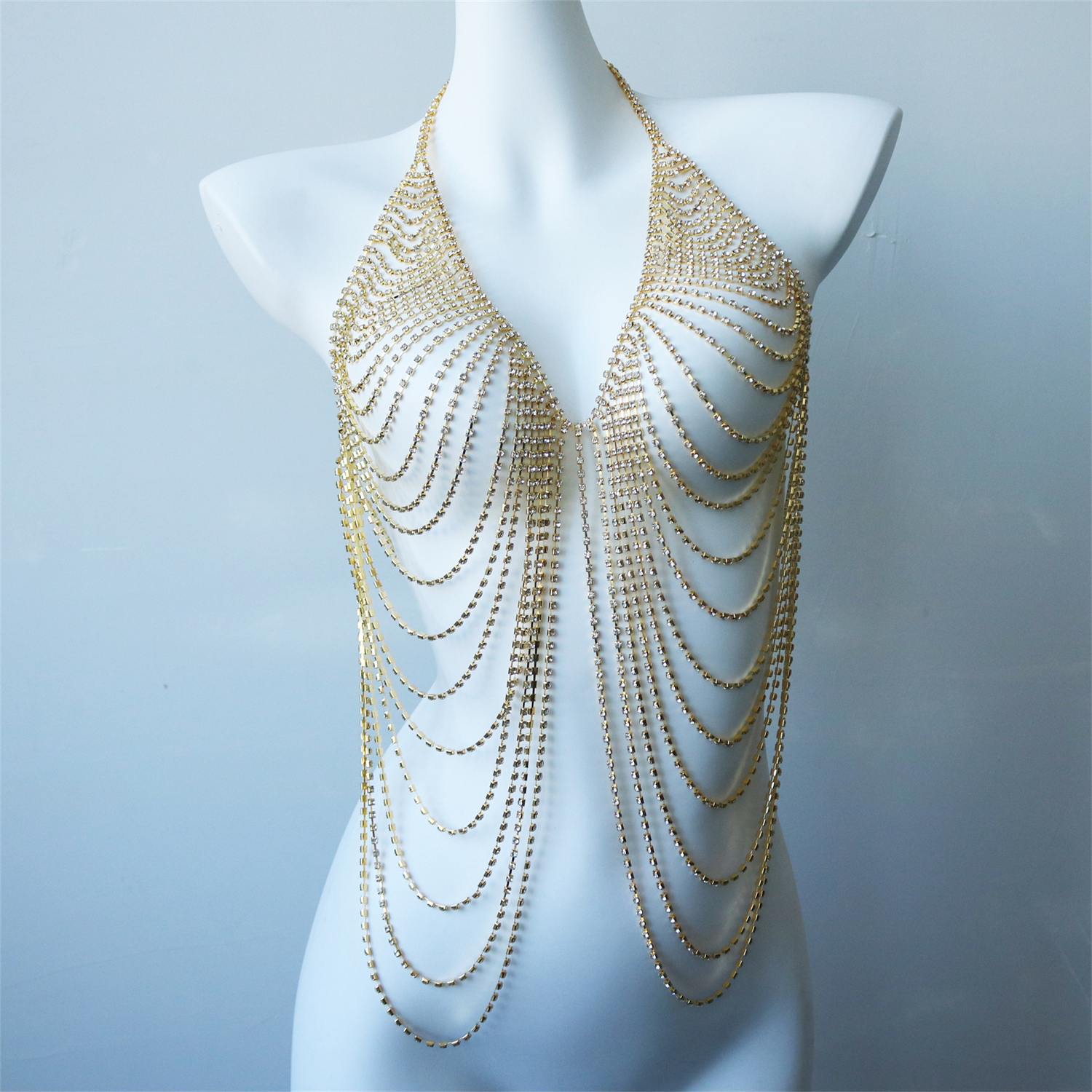Women's Multi-Layer Chest Chai – Body Jewelry Chest Bewertung und Preis