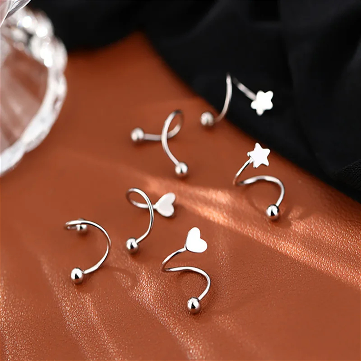 2pcs Stainless Steel Twist Lov – Body Jewelry Hypoallergenic Bewertung und Preis