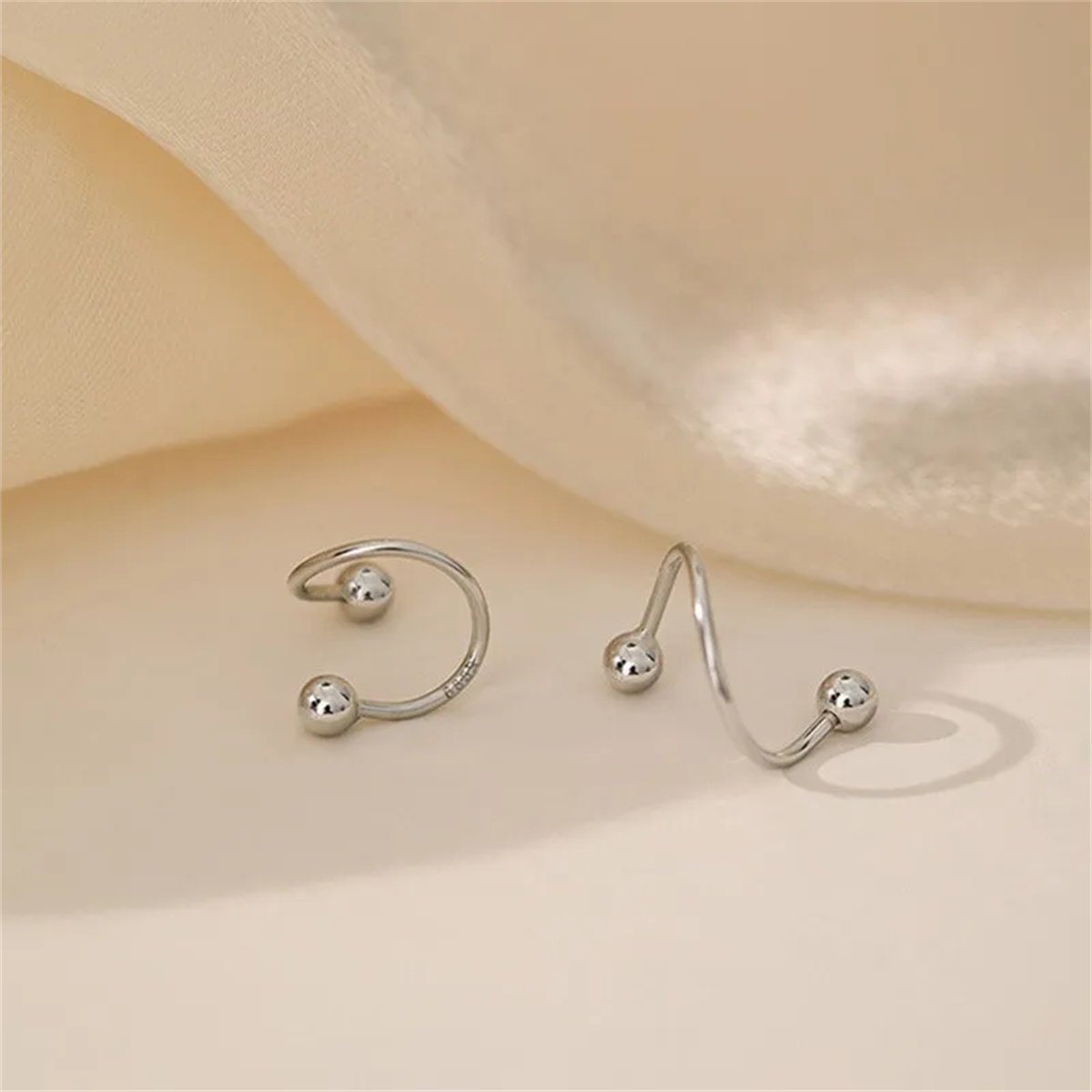 2pcs Stainless Steel Twist Lov – Body Jewelry Hypoallergenic Bewertung und Preis