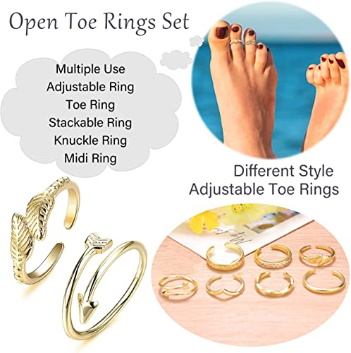 Adjustable Toe Ring for Women  – Body Jewelry Rings Bewertung und Preis