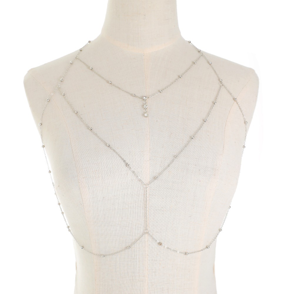 Sexy Crystal Chest Chain Harne – Body Jewelry Chest Bewertung und Preis