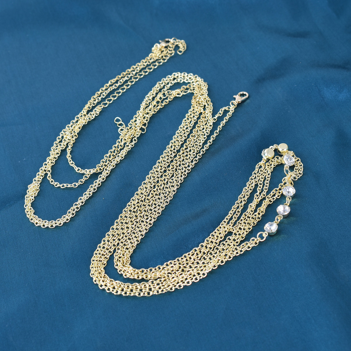 Round Crystal Chest Chain Low  – Body Jewelry Chest Bewertung und Preis
