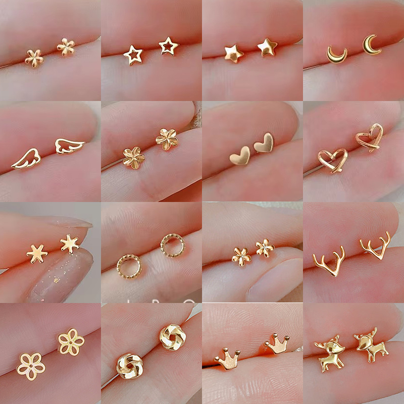 925 Silver Needles Gold Color  – Body Jewelry Hypoallergenic Bewertung und Preis