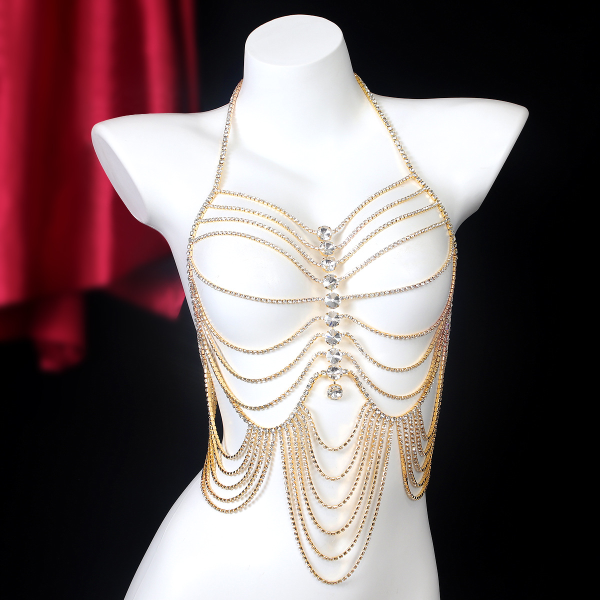 Luxurious Stripe Tassels Retro – Body Jewelry Chest Bewertung und Preis