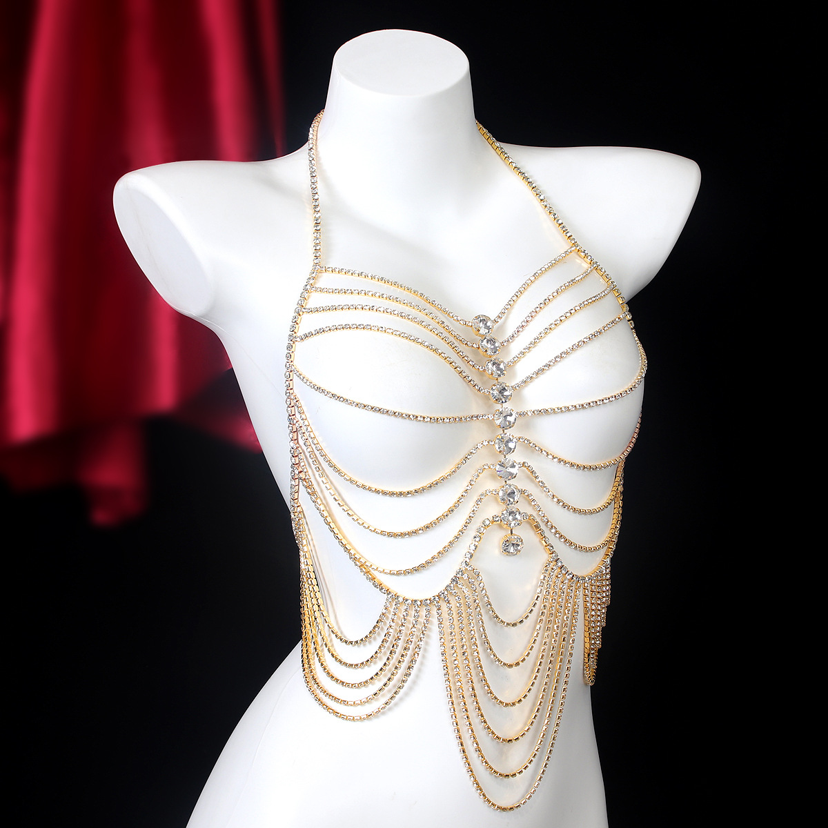 Luxurious Stripe Tassels Retro – Body Jewelry Chest Bewertung und Preis