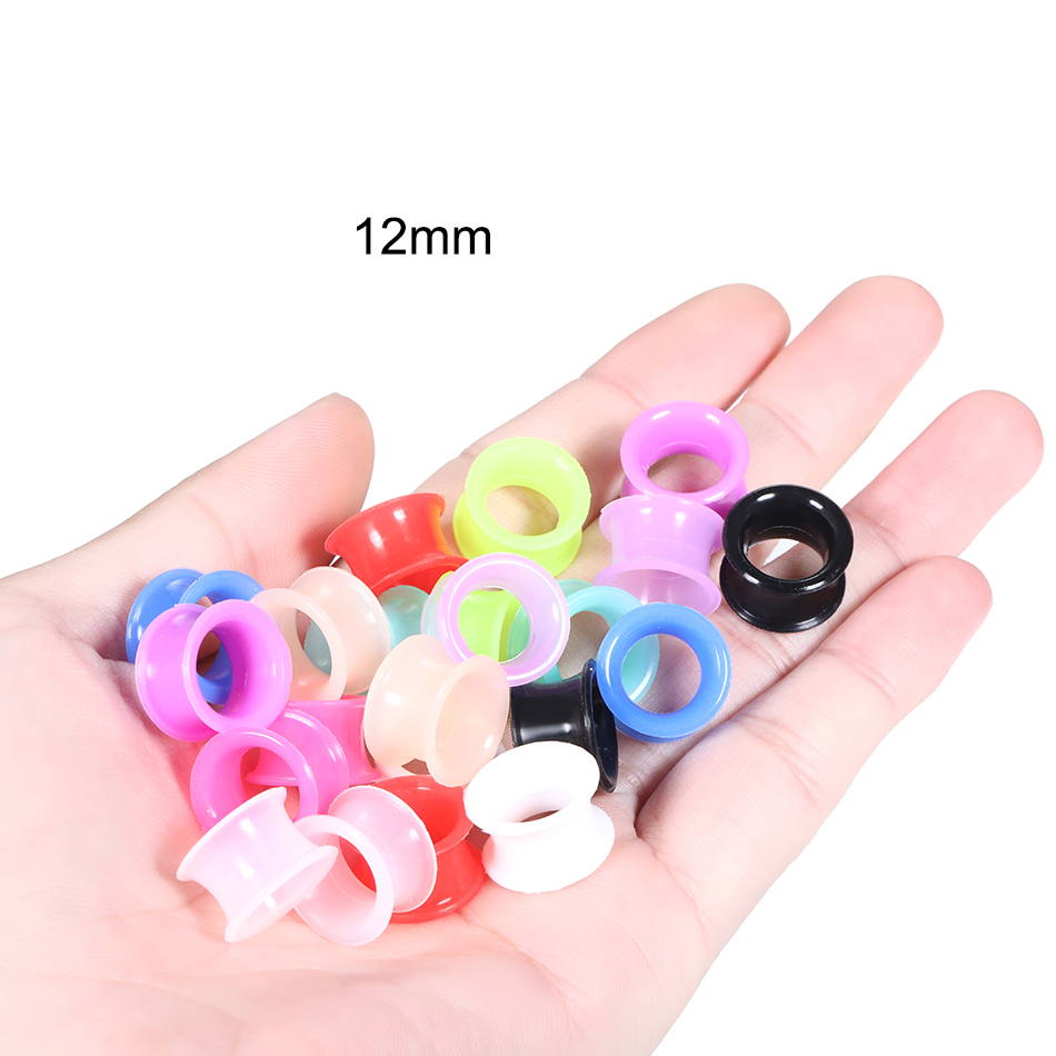 24Pcs Silicone High Double Fla – Body Jewelry Gauges Bewertung und Preis
