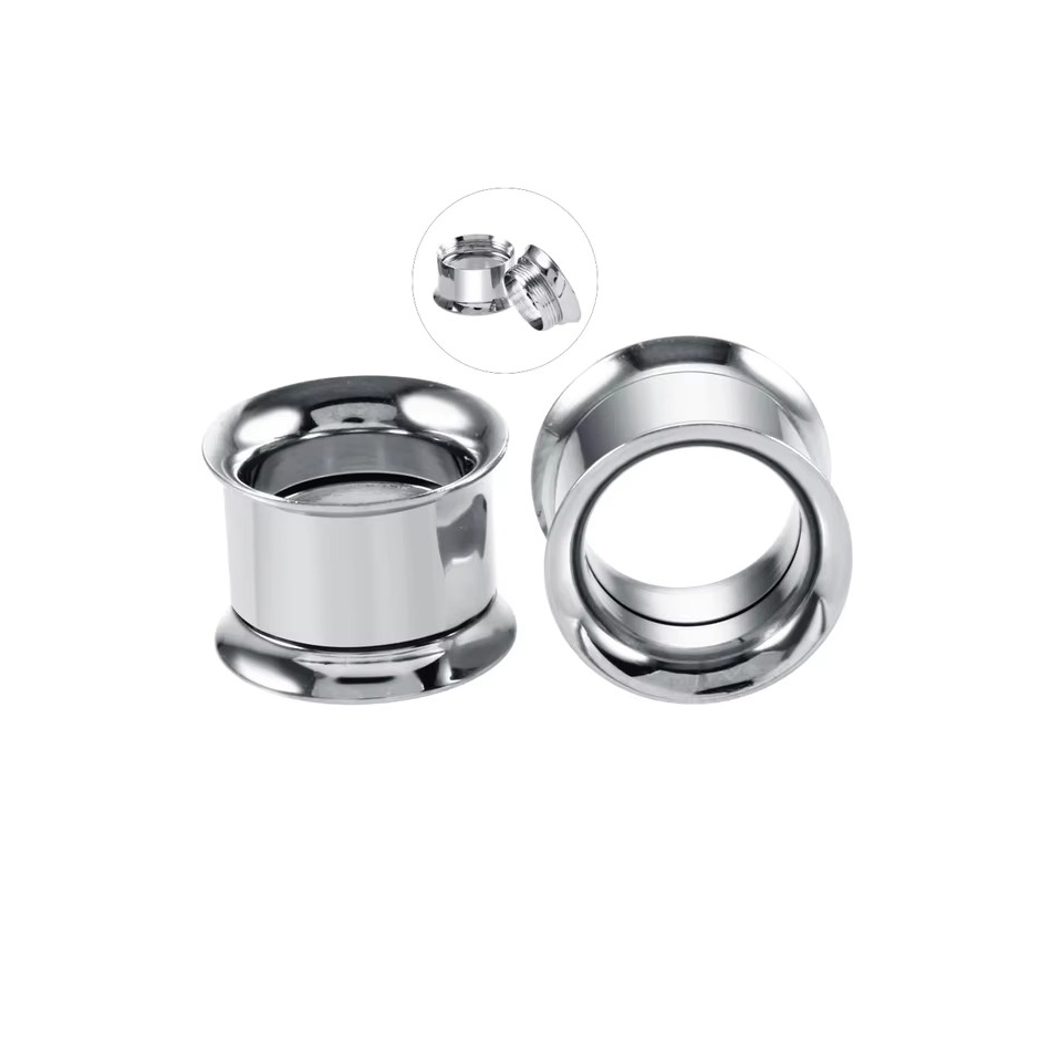 1Pair Stainless Steel Ear Plug – Body Jewelry Gauges Bewertung und Preis