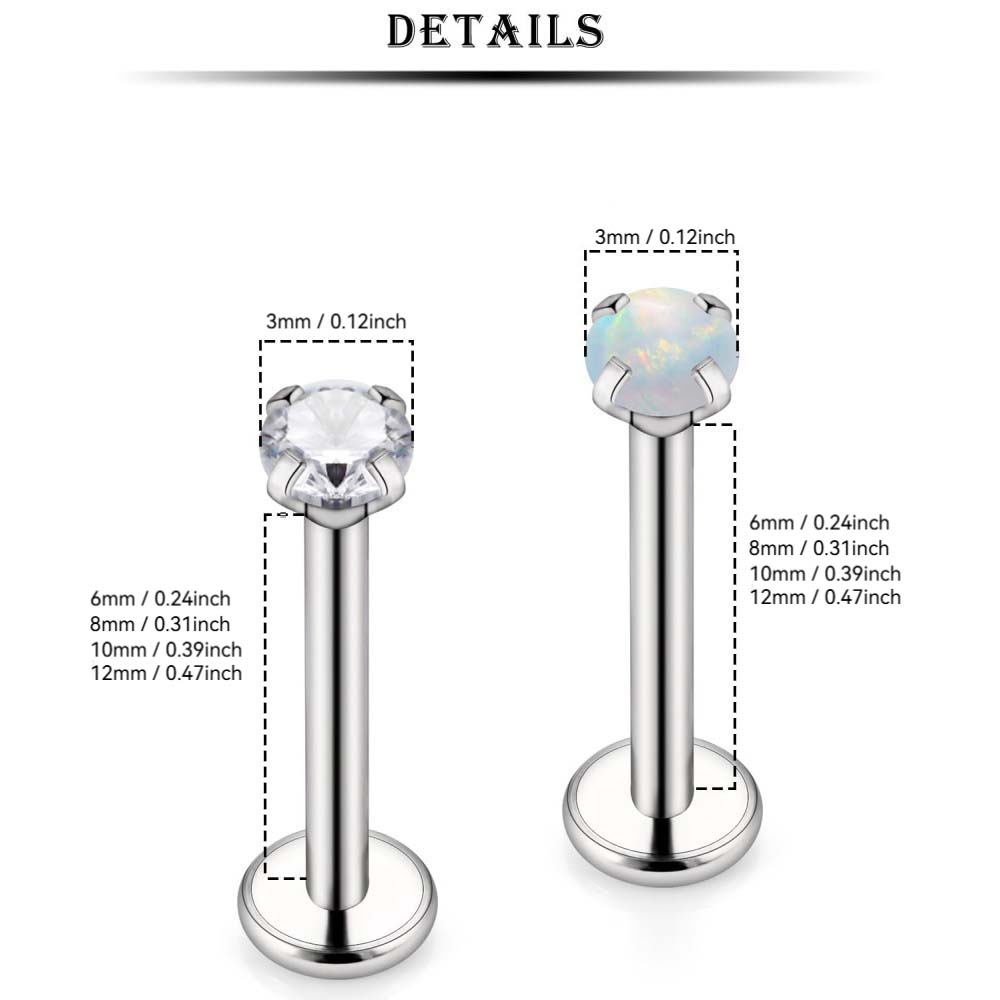 16G Stainless Steel Nose Rings – Body Jewelry For Sensitive Skin Bewertung und Preis