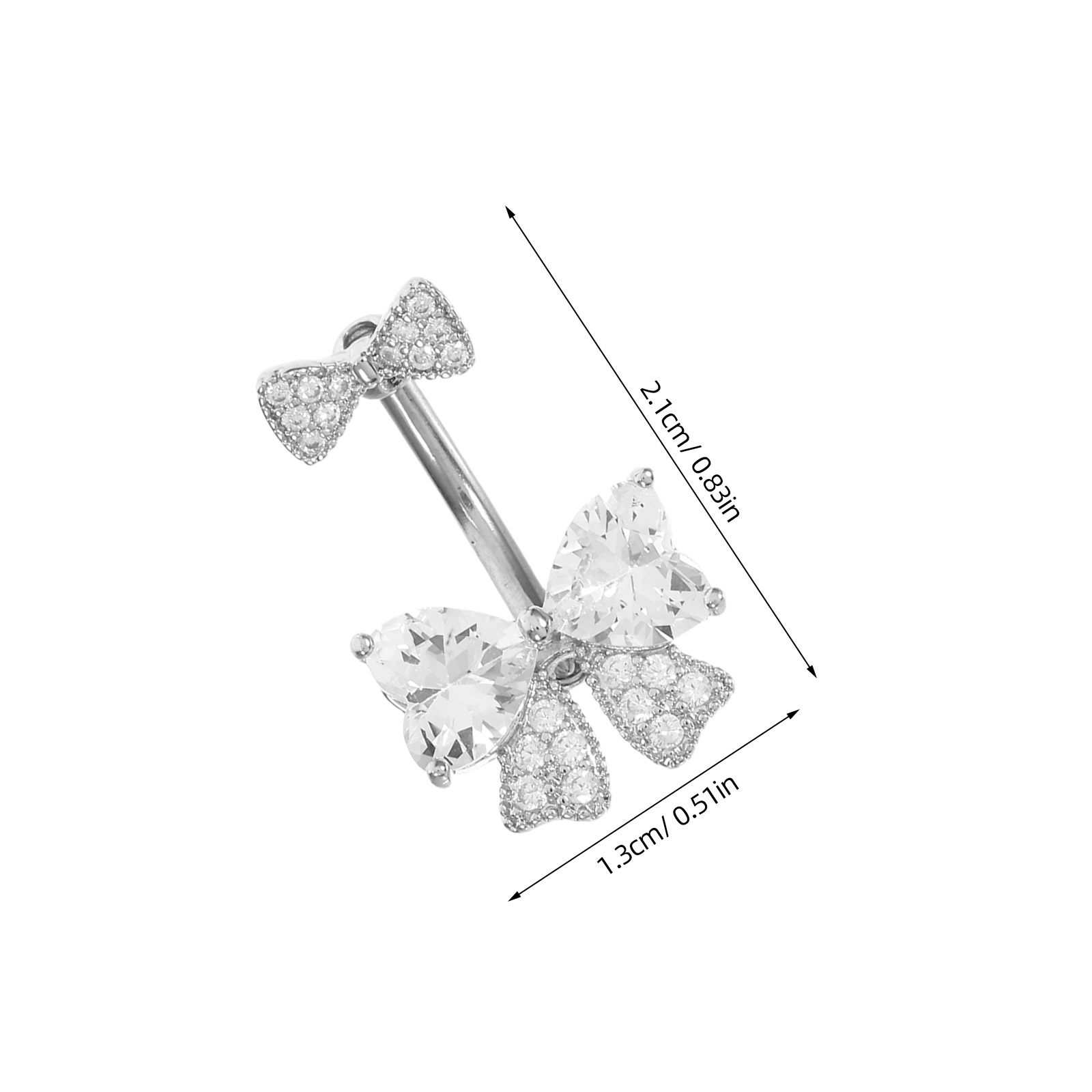 Bowknot Belly Button Ring Stai – Body Jewelry For Sensitive Skin Bewertung und Preis