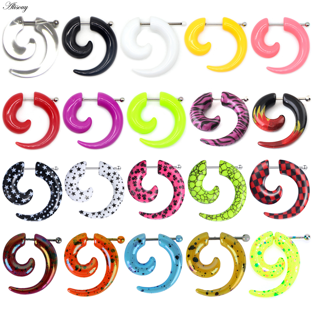 2pcs Hot Acrylic Cheater Fake  – Body Jewelry Hot Bewertung und Preis