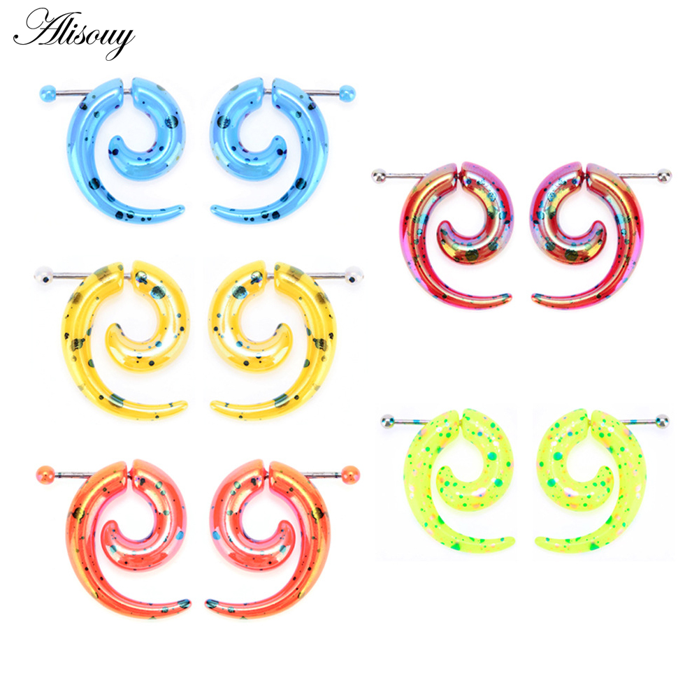 2pcs Hot Acrylic Cheater Fake  – Body Jewelry Hot Bewertung und Preis