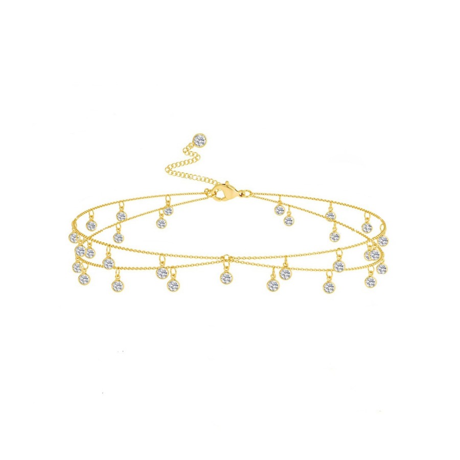 Fashion Boho Double Layer Rhin – Body Jewelry Gold Bewertung und Preis