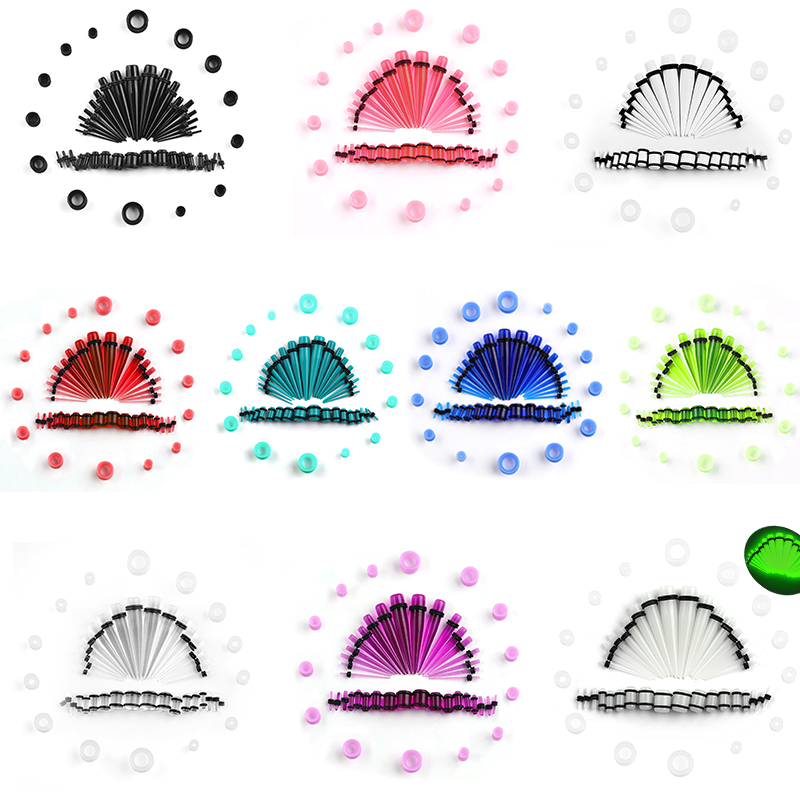 50pcs Acrylic Spike Ear Gauges – Body Jewelry Gauges Bewertung und Preis