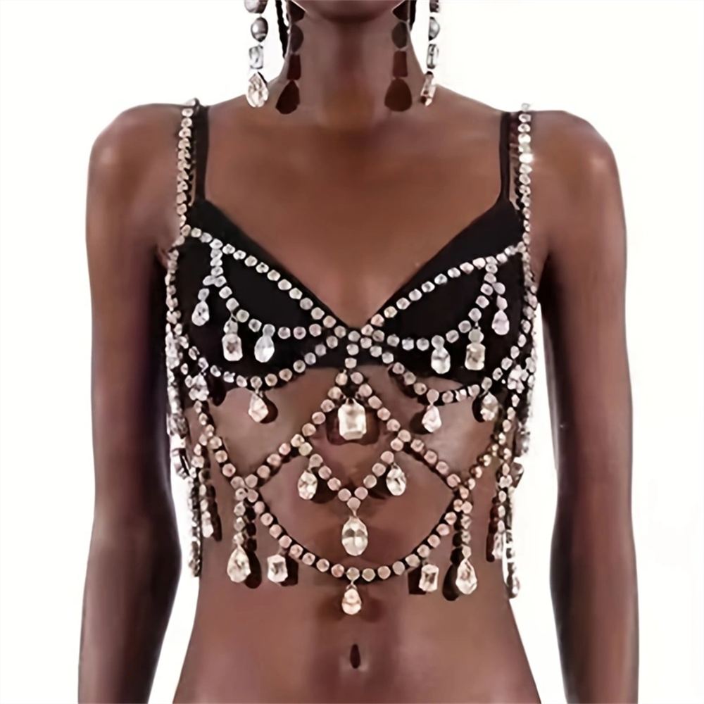 Fashion Shining Crystal Top Sh – Body Jewelry Chest Bewertung und Preis
