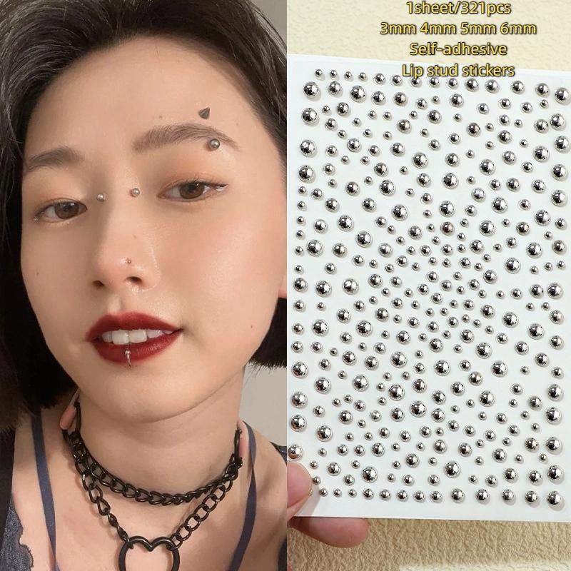 321pcs Non Piercing Lip Studs  – Body Jewelry Rings Bewertung und Preis