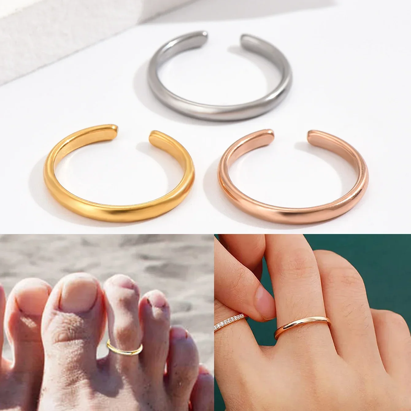 1PC Toe Rings for Women Adjust – Body Jewelry Rings Bewertung und Preis
