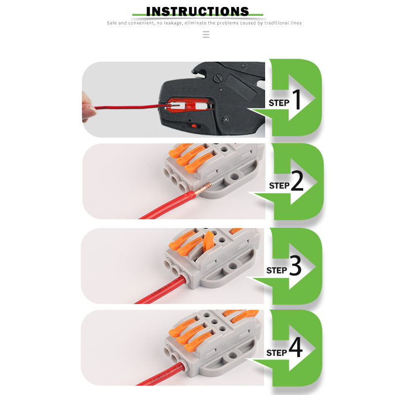 Quick Butt Lever Crimp Termina – Threadless Push Pin Bewertung und Preis