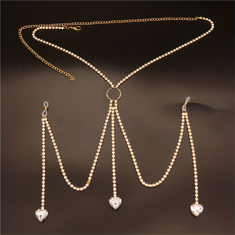 Exquisite Fashion Shining Rhin – Body Jewelry Chest Bewertung und Preis