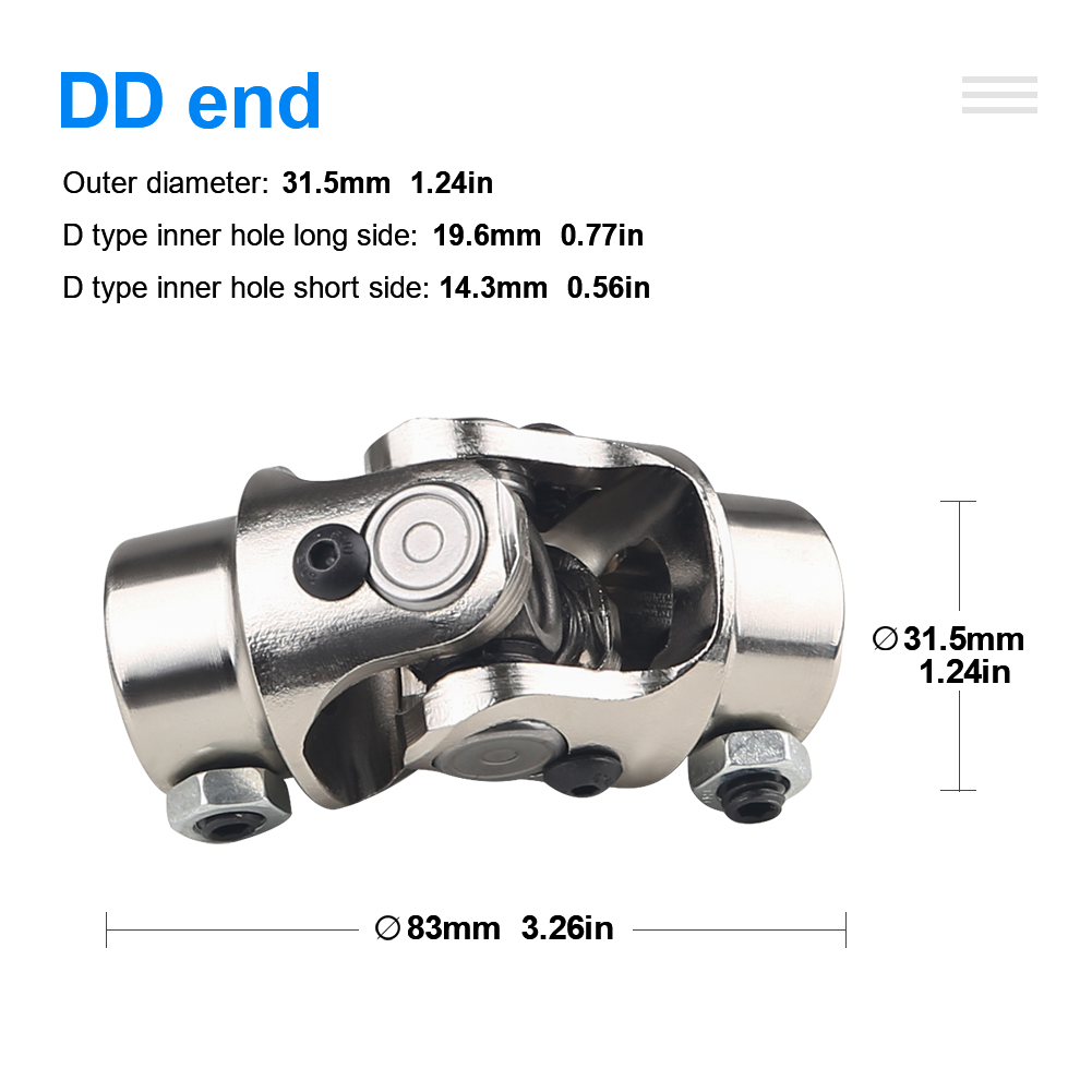 Chrome Single U-Joint Shaft Un – Body Jewelry 4 U Bewertung und Preis