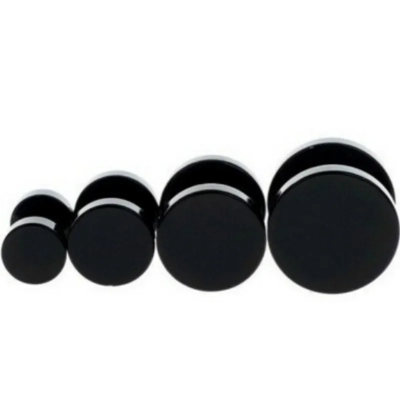 2 Pcs/1 SetBlack Stainless Ste – Body Jewelry Gauges Bewertung und Preis