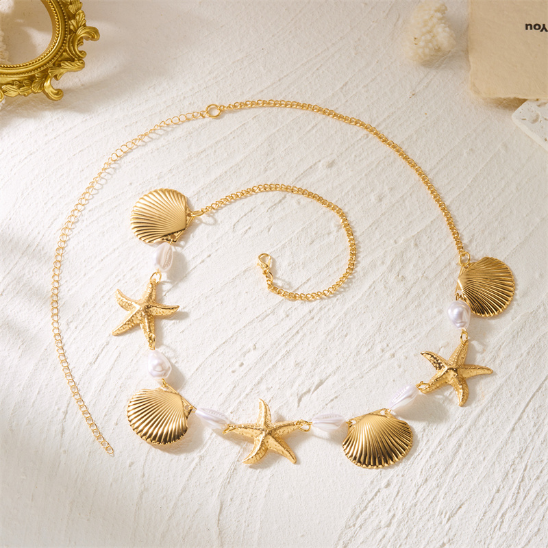 Summer Beach Star Shell Waist  – Body Jewelry Gold Bewertung und Preis
