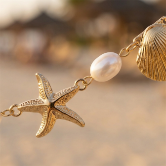 Summer Beach Star Shell Waist  – Body Jewelry Gold Bewertung und Preis