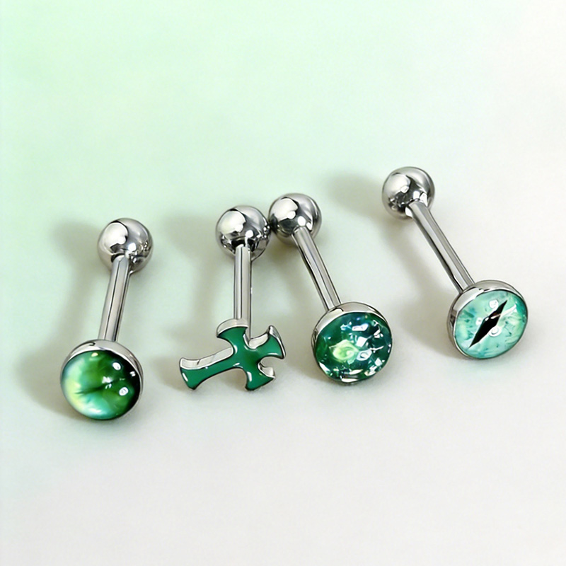 1Pc High-Quality Trendy Green  – Body Jewelry Hot Bewertung und Preis