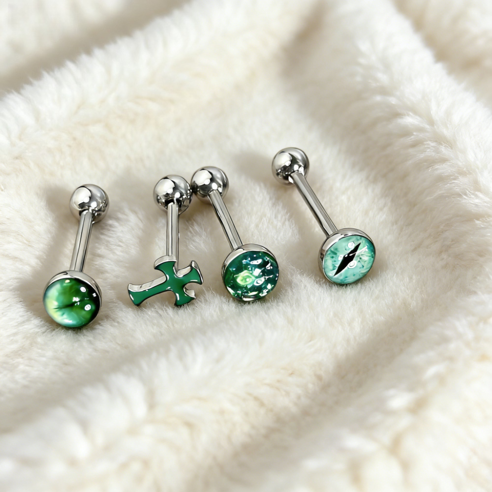 1Pc High-Quality Trendy Green  – Body Jewelry Hot Bewertung und Preis
