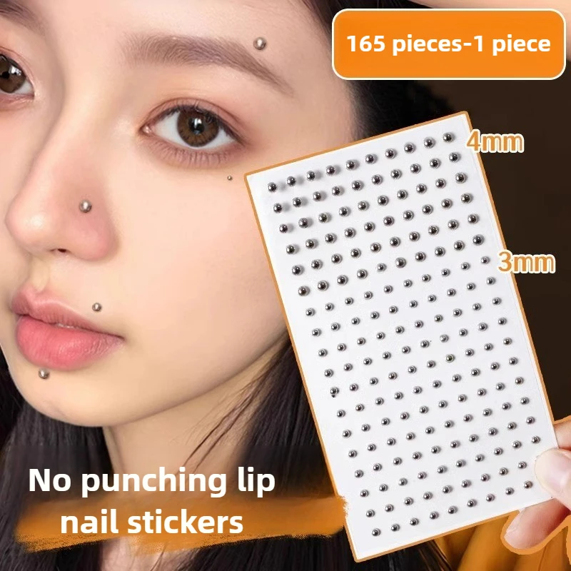 165pcs Non Piercing Lip Nails  – Body Jewelry Rings Bewertung und Preis