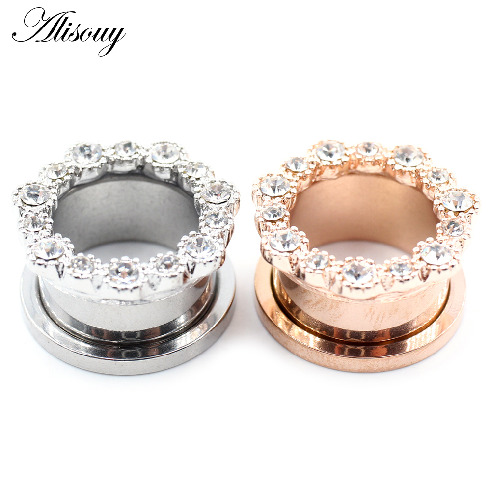 Alisouy 2pcs Stainless Steel F – Body Jewelry Gauges Bewertung und Preis