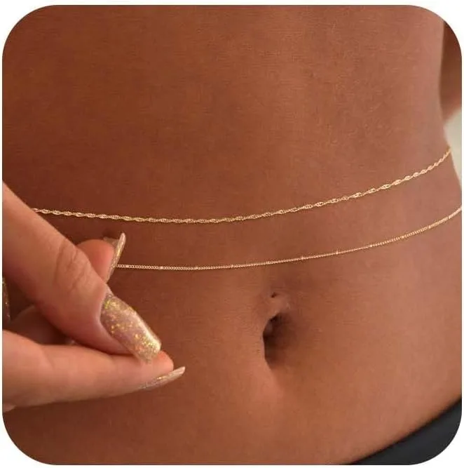 14k Gold Plated 26-33Inch Adju – Body Jewelry Gold Bewertung und Preis