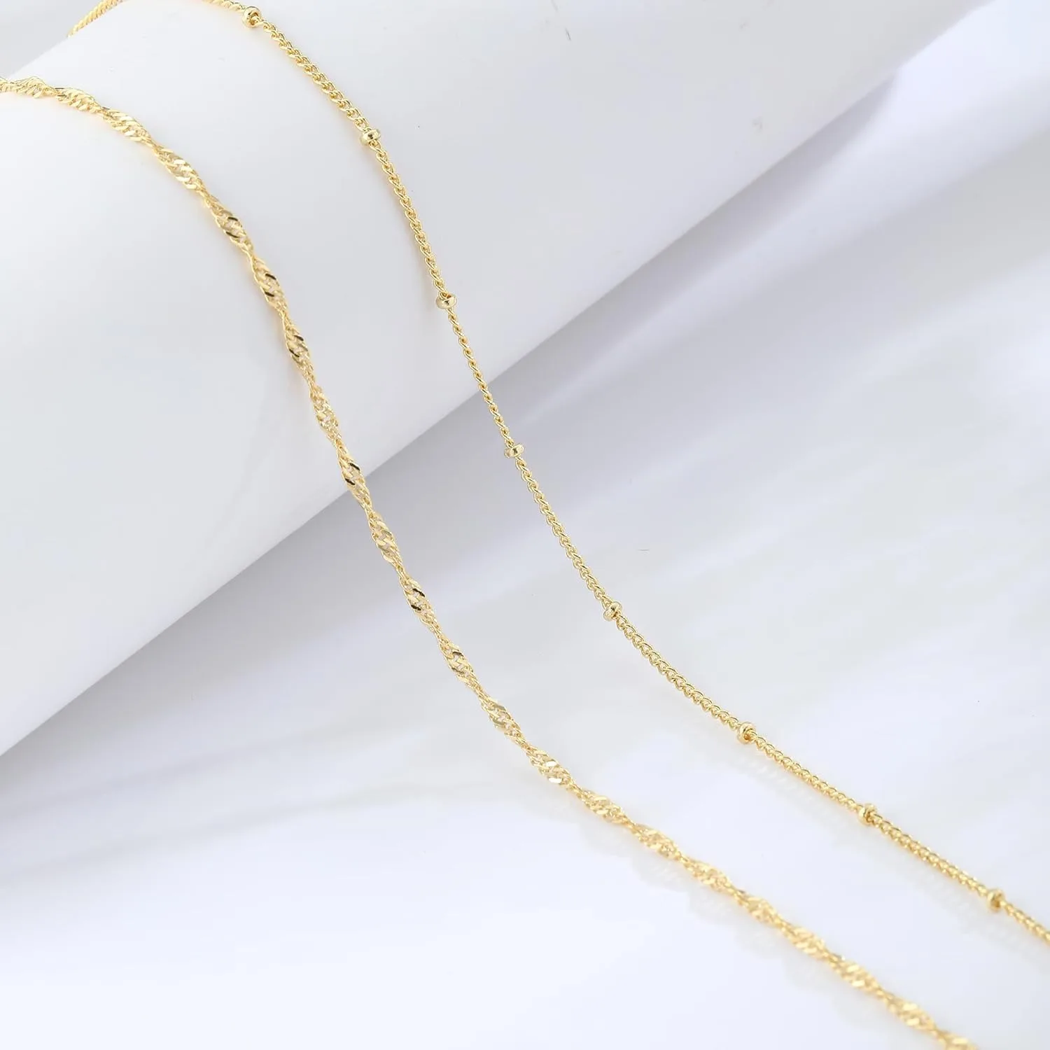 14k Gold Plated 26-33Inch Adju – Body Jewelry Gold Bewertung und Preis