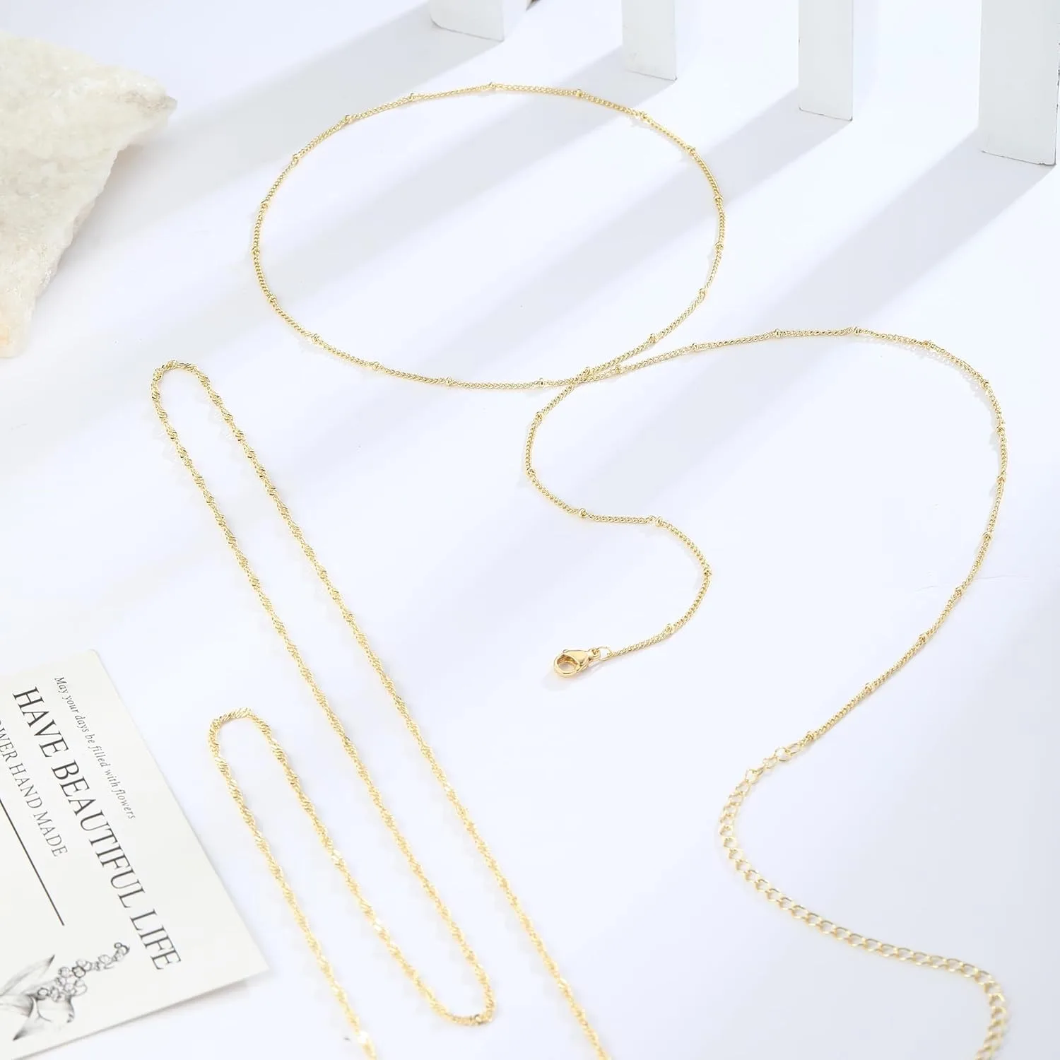 14k Gold Plated 26-33Inch Adju – Body Jewelry Gold Bewertung und Preis